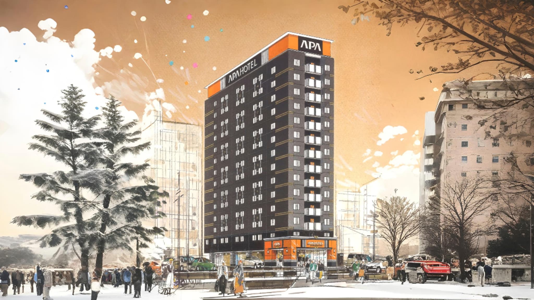 アパホテル〈札幌大通駅前西〉